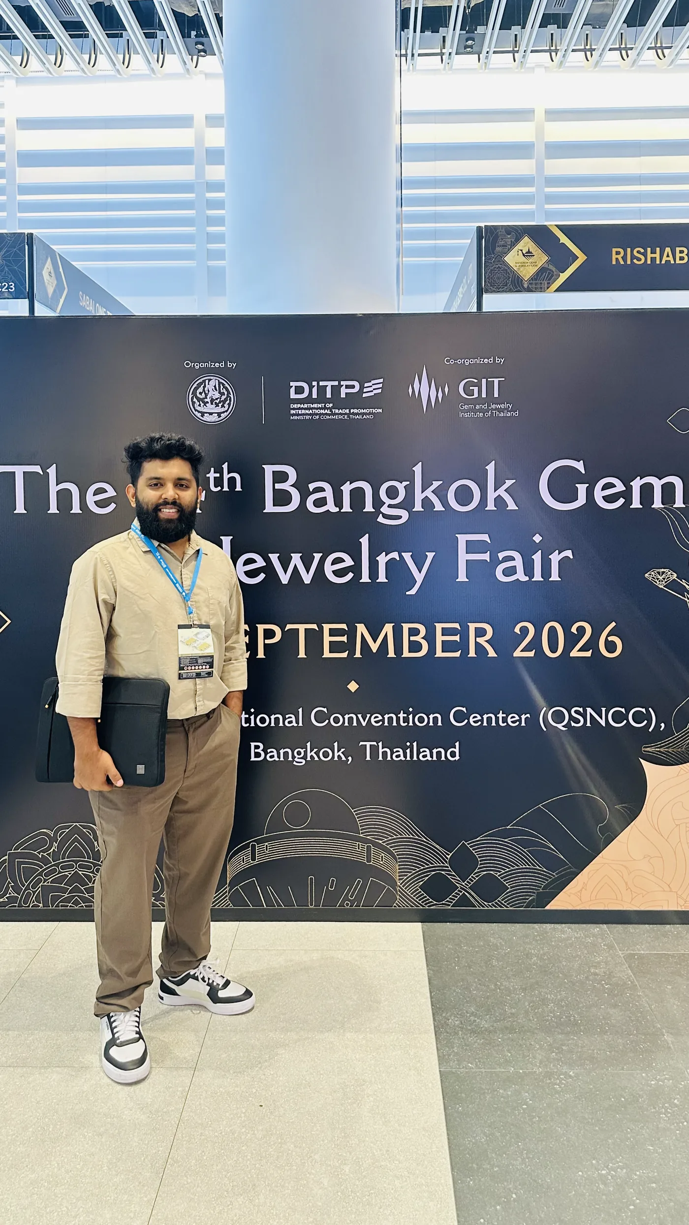 On the fair floor, QSNCC Bangkok