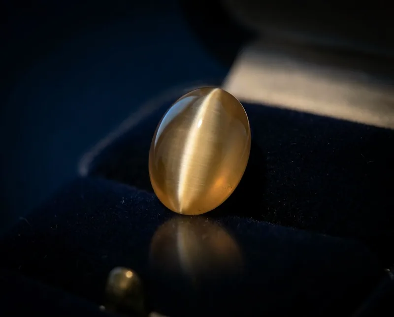 Cat's eye chrysoberyl