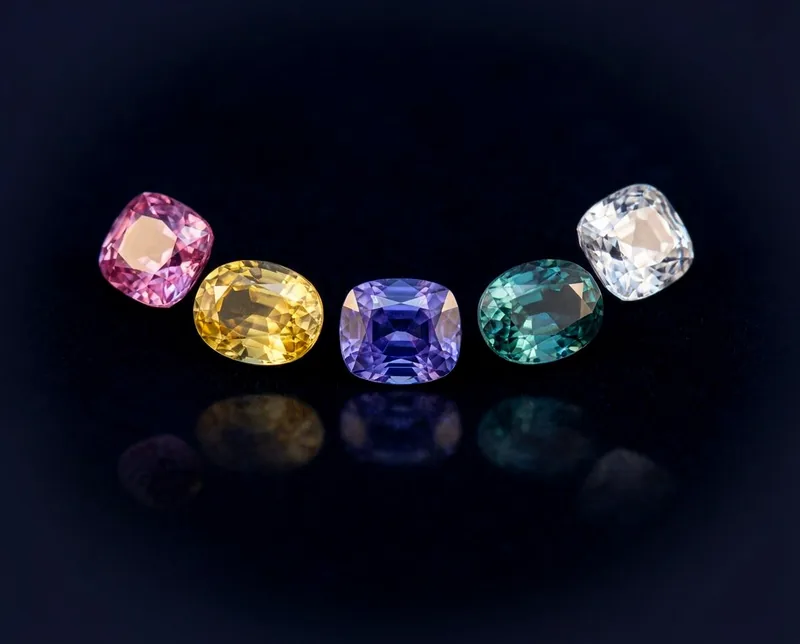 Fancy sapphires