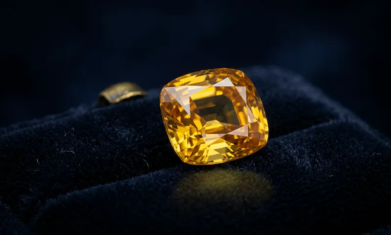Pushparaga, yellow sapphire