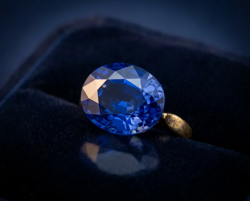 Royal blue sapphire